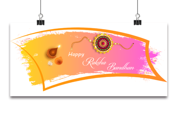 Happy Raksha Bandhan in Watercolor Design Backgrounds