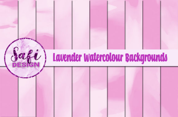 Lavender Watercolour Digital Papers: A Designer's Review
