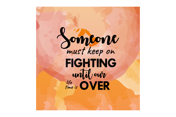 Lettering Life Quote with Watercolor