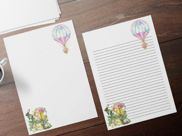 Spring Theme Watercolor Stationary