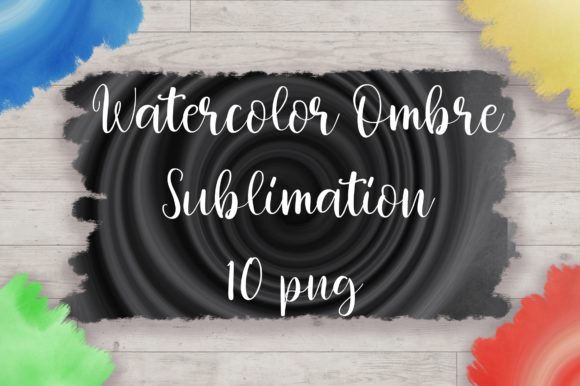 Sublimation Watercolor Ombre Background and Backgrounds