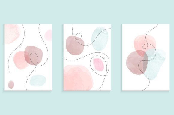 Watercolor Background Hand-painted for Crafting