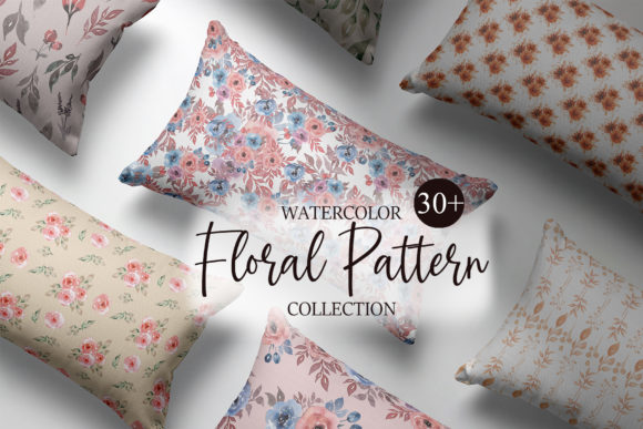 Watercolor Floral Pattern and Patterns