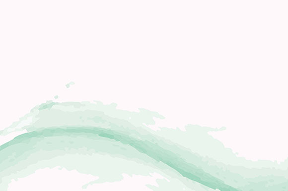 Watercolor Shapes Green and Backgrounds